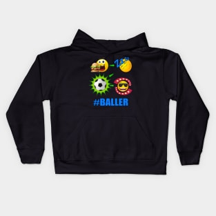 SOCCER! Lifestyle Sports Baller Futbol Football Kids Hoodie